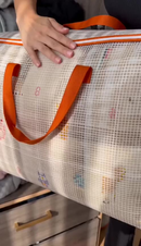 Saco Organizador para Cobertor,Impermeável, Zíper Duplo