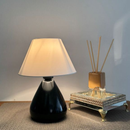 Abajur Luminária de Cerâmica Bivolt Gota Com Cúpula para Decoração