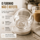 Conjunto Kit Copos de Vidro Borossilicato Duplo Xicara Parede Dupla Isolante Térmico