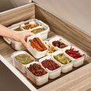 Pote Organizador de Geladeira Hermético com 8 Divisórias – Ideal para Alimentos, Frutas e Verduras